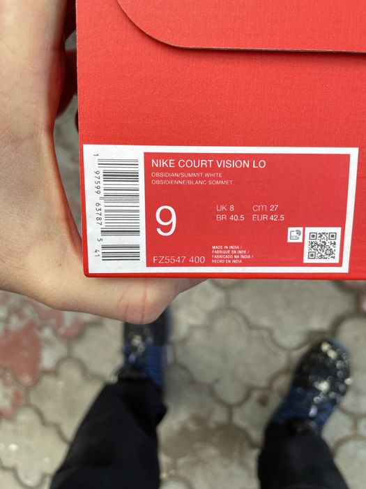 Nowe buty nike court vision 42,5