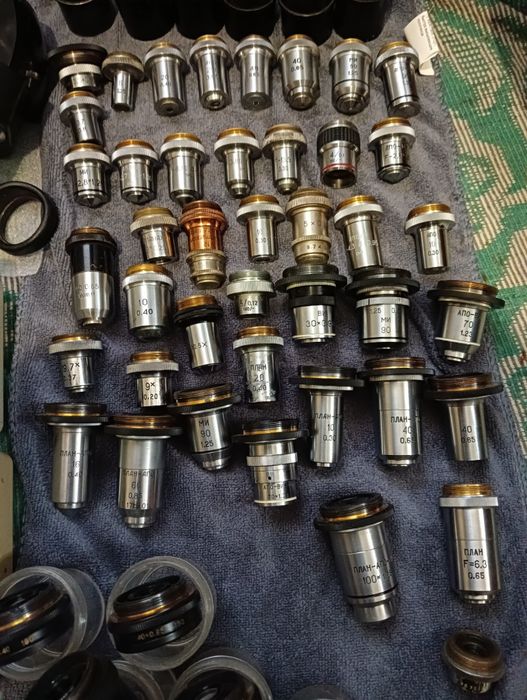 Продам обєктиви окуляри для микроскопа