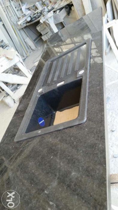 Bancada de cozinha em granito angola