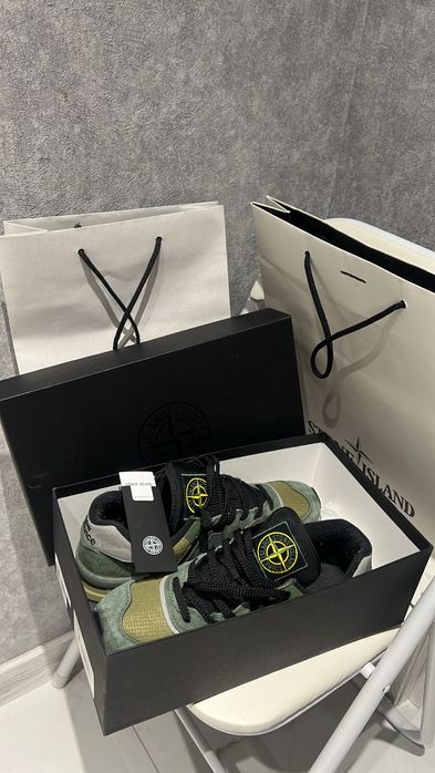 Кроссівки New Balance Stone Island X 574 Legacy Green U574LGTN