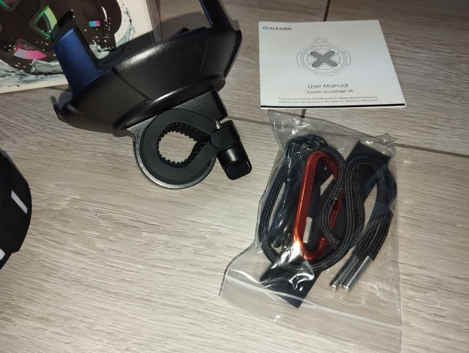 Głośnik bezprzewodowy RGB rowerowy