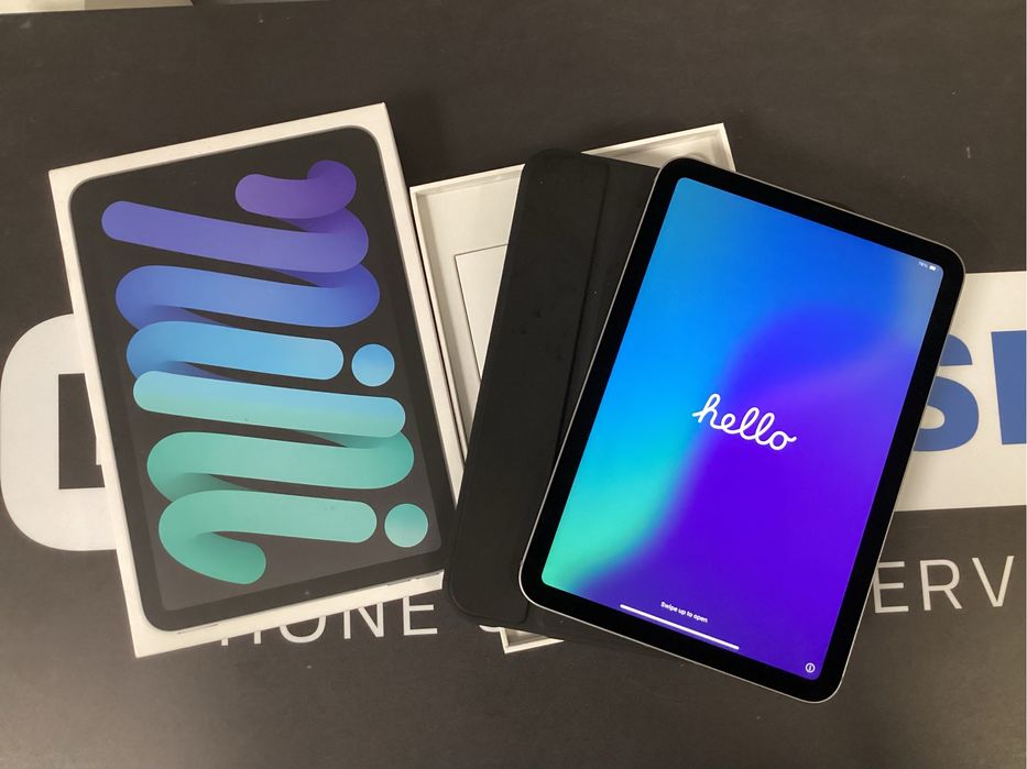 Sklep ladny tablet Apple Ipad Mini 7 128gb lte space gray bateria 100%