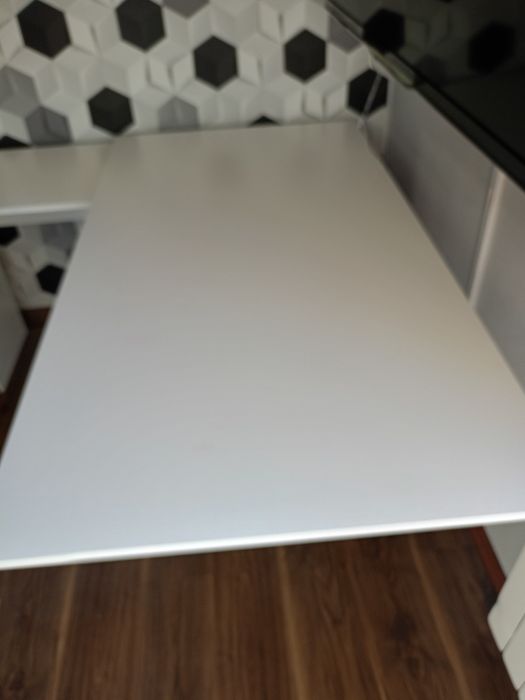 Biurko rogowe Ikea biale 160x170