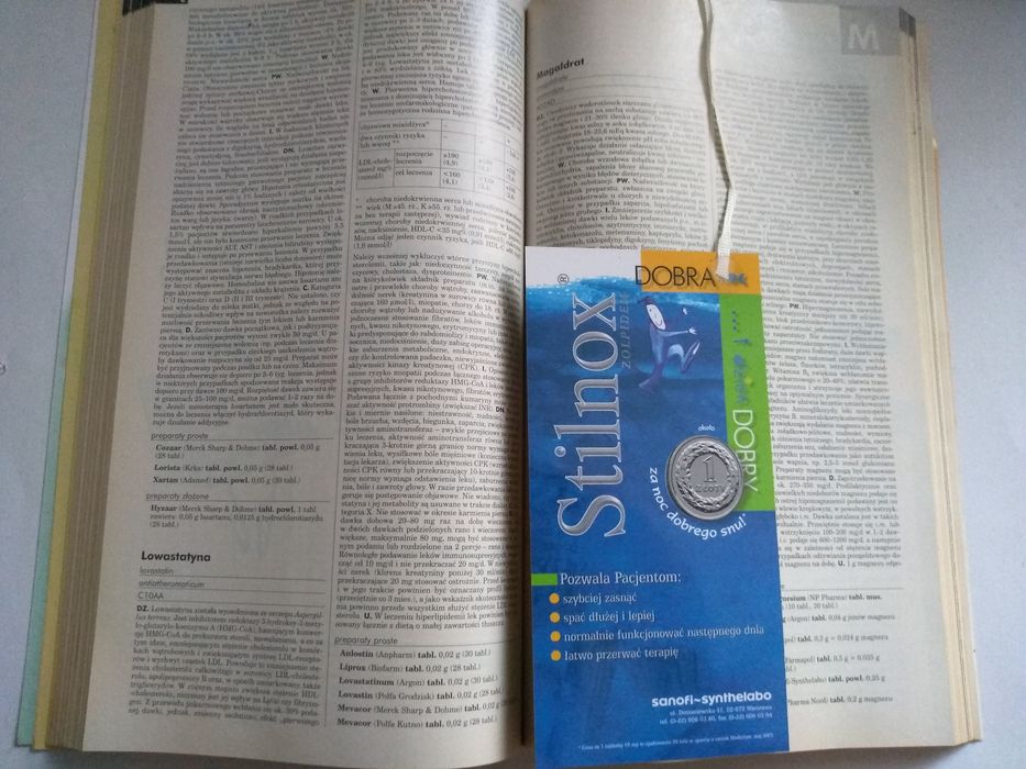 Książka Indeks leków , medycyny praktycznej 2001