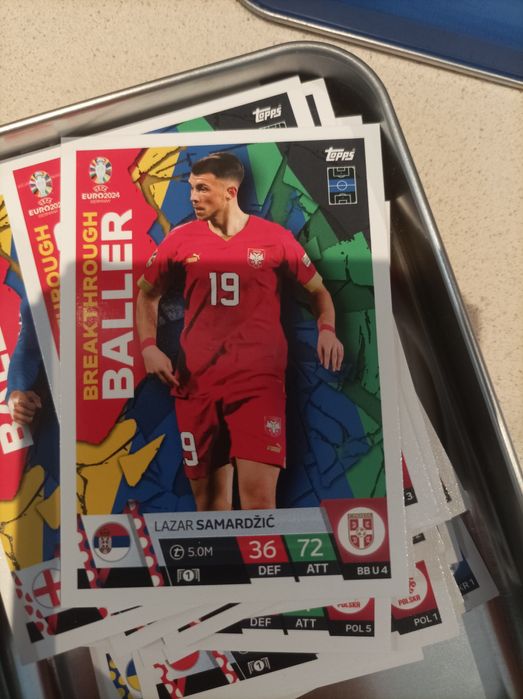 Cartas Topps Match attax UEFA Germany 2024