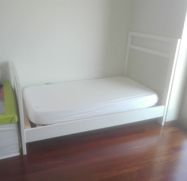 Cama de grades transformável mini-cama
