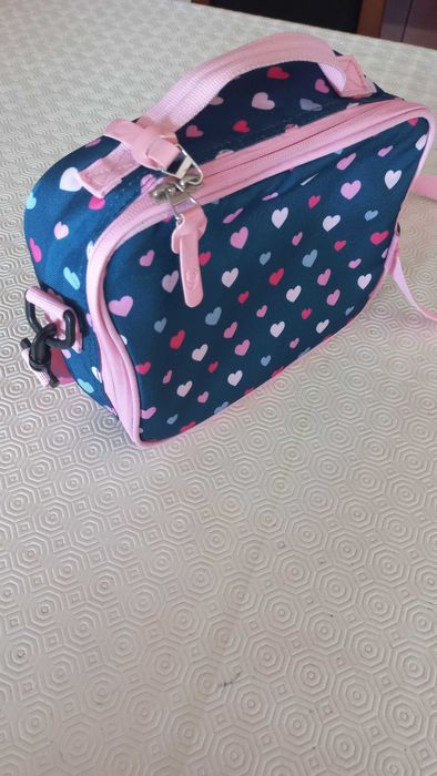 Mochila + lancheira + estojo triplo