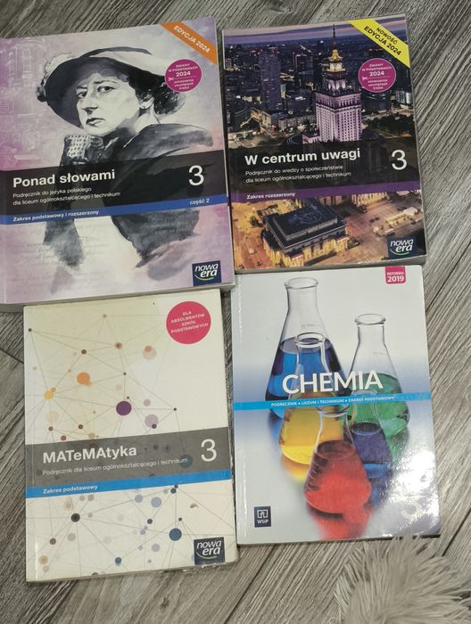 Podręczniki klasa 3 liceum i technikum