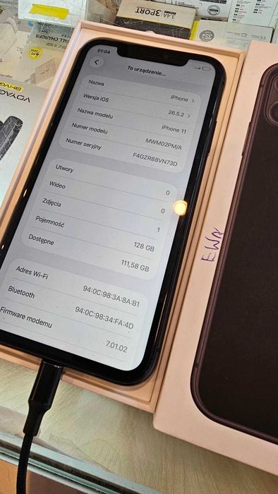 Iphone 11 128Gb Bat:98% Gwarancja/SklepGSM/Lwsk