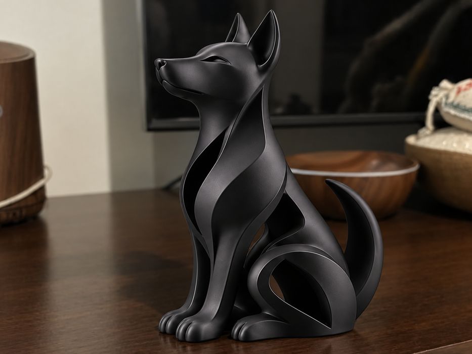 Escultura de Cane Minimalista