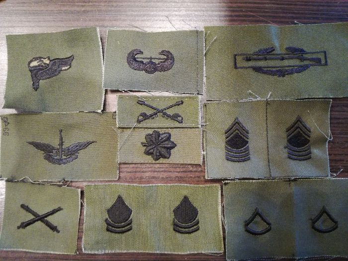 Naszywki US Army desert olive