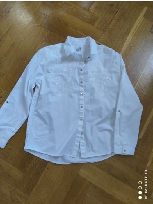 Білосніжна сорочка  з вишивкою на 12 років