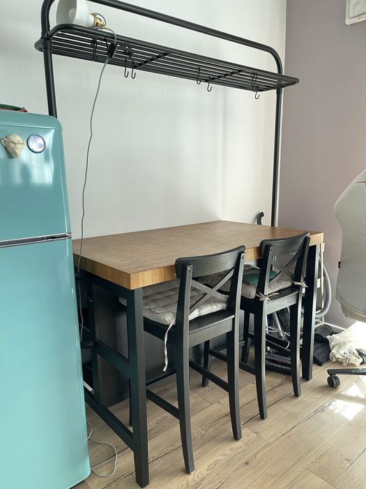 IKEA VADHOLMA lite drewno wyspa kuchenna