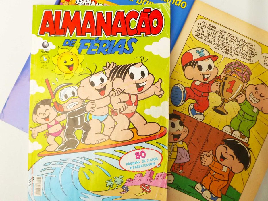 Almanacão Turma da Mônica : nº19; nº20; nº21; nº38 e nº39
