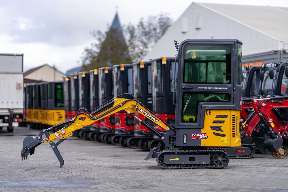 Wyprzedaż ostatnie szt Minikoparka YAMA H950 K Koop silnik