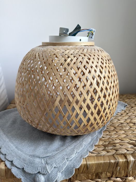 Lampa sufitowa bambusowa