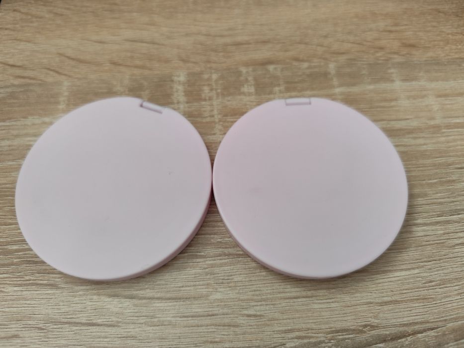 Lusterko kosmetyczne  różowe nowe 2szt