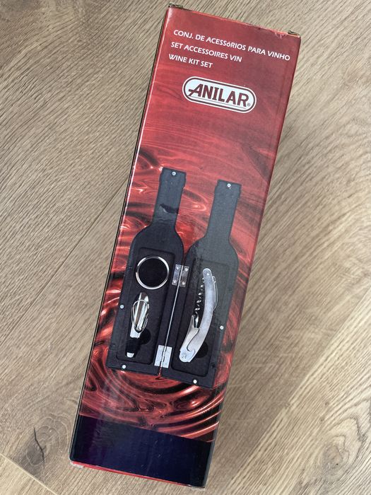 Conjubto acessórios para vinho