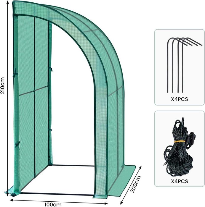 Nowa szklarnia / namiot do uprawy / cieplarnia / altana foliowa !K72!