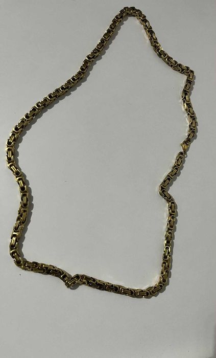 Łańcuch splot królewski pozłacany