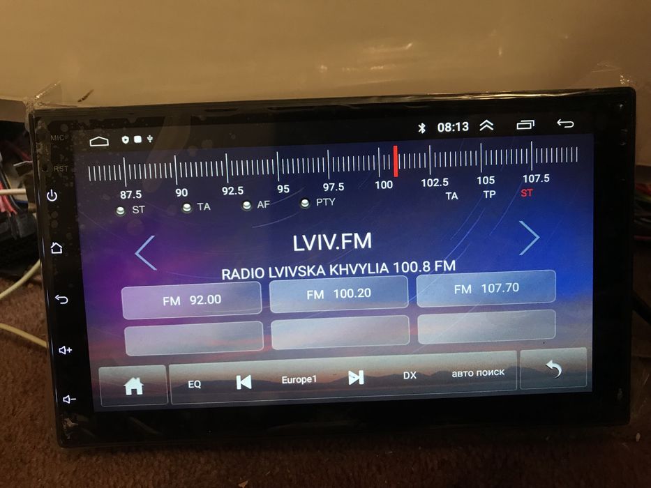 Магнітола 2дін Android 12 2GB/32Gb Carplay USB GPS WiFi 7 IPS