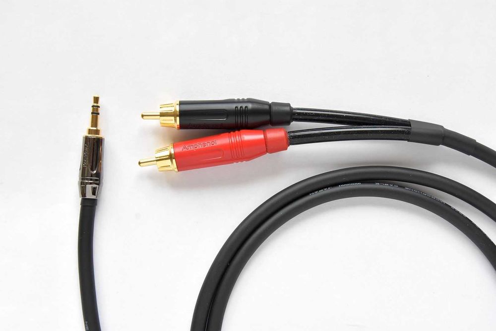 Interkonekt jack minijack TRS RCA MOGAMI 2549 chromecast 50/75/100/150