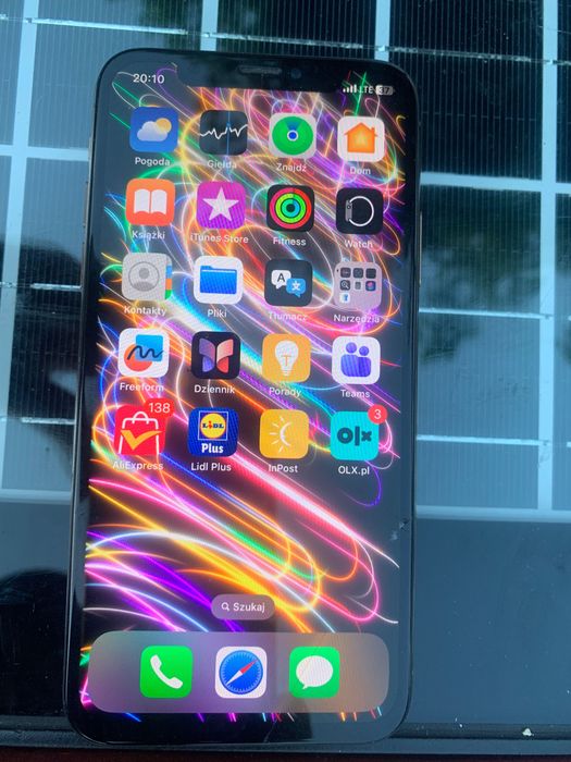 iPhone XS 256 GB uszkodzony