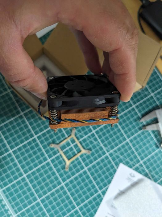 Cooler PGA989 (servidor) totalmente em cobre