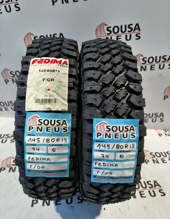 2 pneus 4x4 TT  fedima varias medidas 13 e 14 - Oferta dos portes
