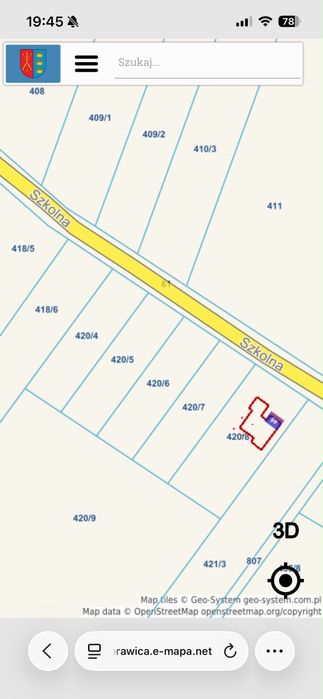 Działka budowlana gm.Morawica/ Lisów 1415m2