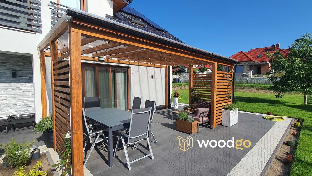 altana ogrodowa, pergola, architektura ogrodowa