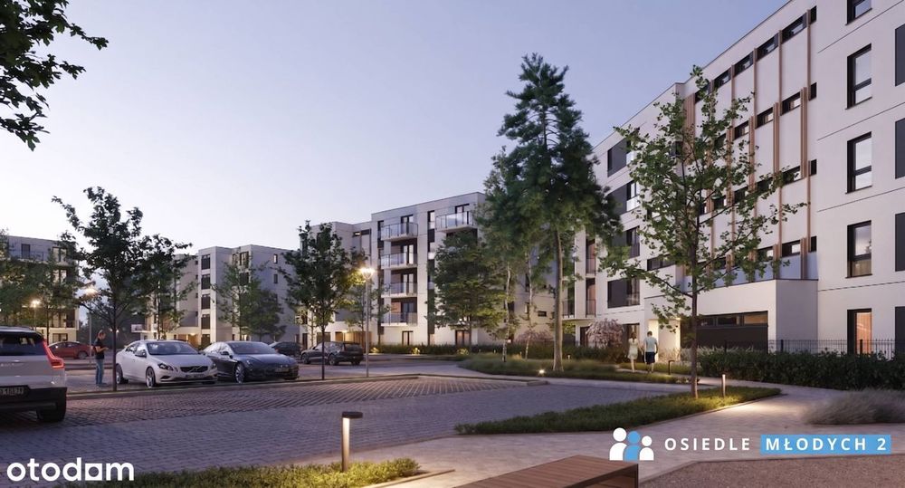 2-pokojowe mieszkanie + balkon - Osiedle Młodych 2.0 - 4 budynek