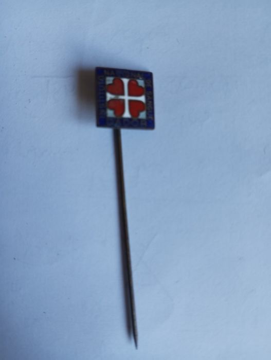 Alfinete de lapela em metal do Instituto Nacional Dador De Sague