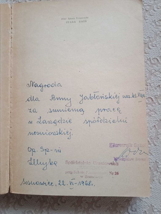 Józef Ignacy Kraszewski Stara baśń 1967