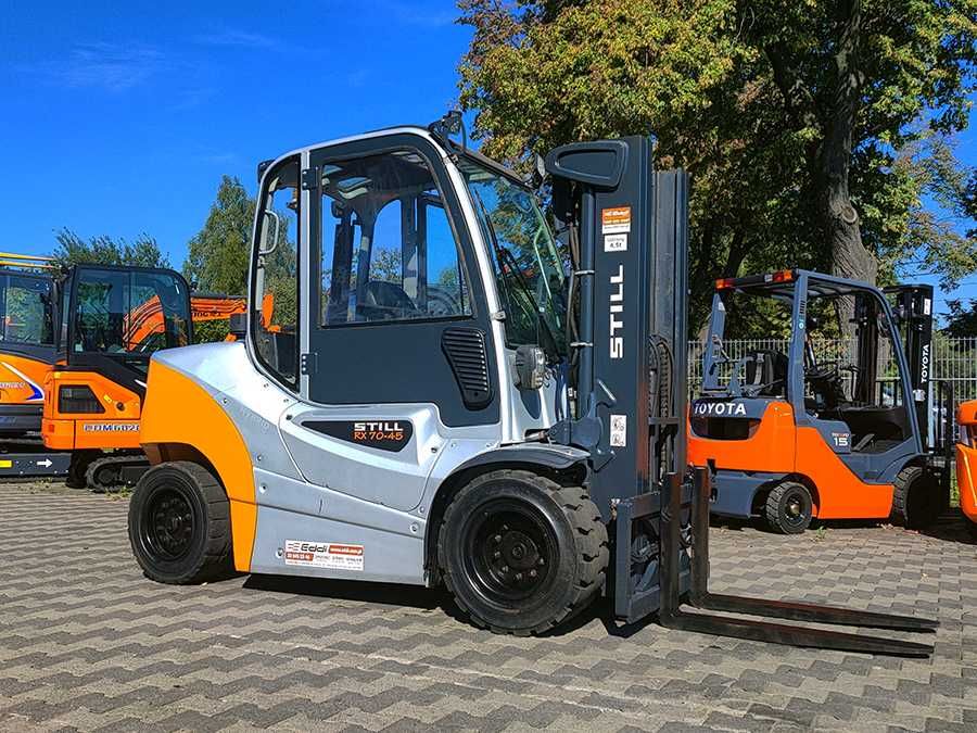 Wózek widłowy Still RX70-45T 4,5 tony Diesel Triplex 4,1 m 4500kg 2015 ...