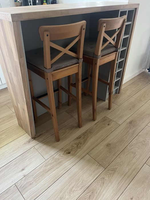Wyspa kuchenna hoker Ingolf Ikea winiarka