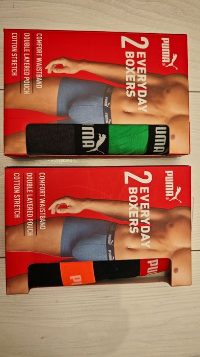 Puma bokserki męskie 2PACK rozmiar M – 2 opakowania