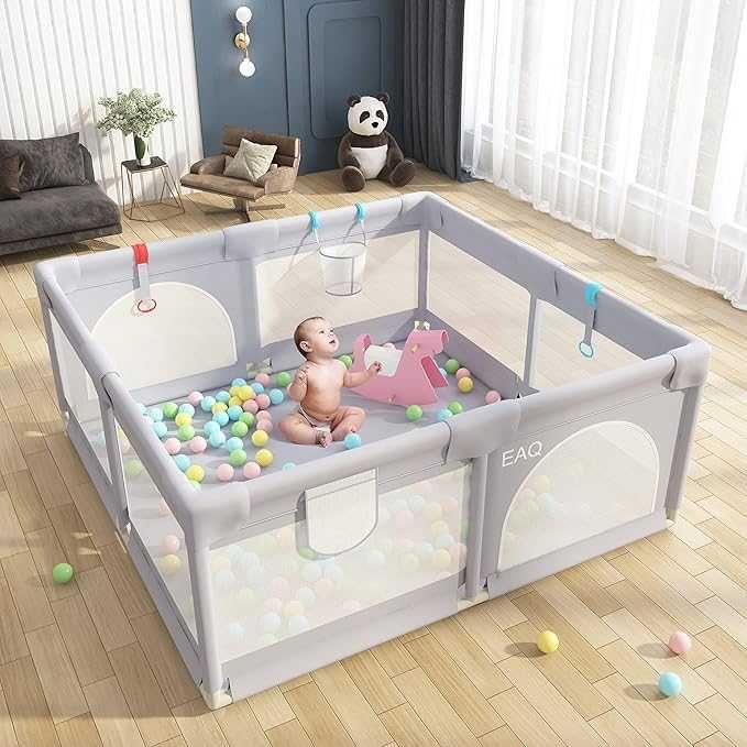 Parque de Atividades para Bébé 150×150 cm – Interior & Exterior