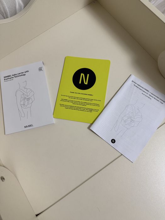 Новий Переноска ерго-рюкзак (слінг) для немовлят Nimbel (Нідерланди)