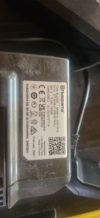 Husqvarna carregador e bateria