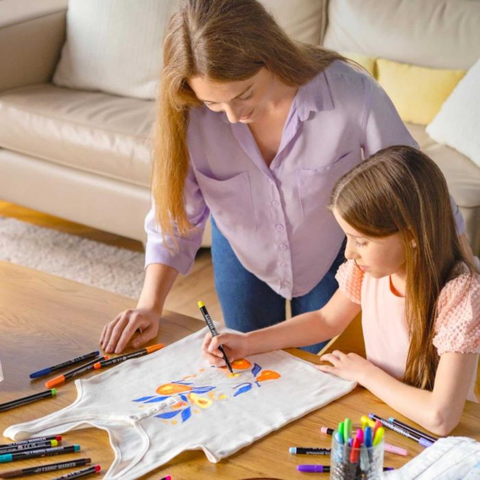 Фломастери текстильні Zenacolor 24шт.