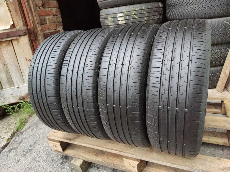 Continental Eco Contact 6 205/55r17 4шт, 19год, 5-5,4мм, ЛЕТО. Привезены из Германии