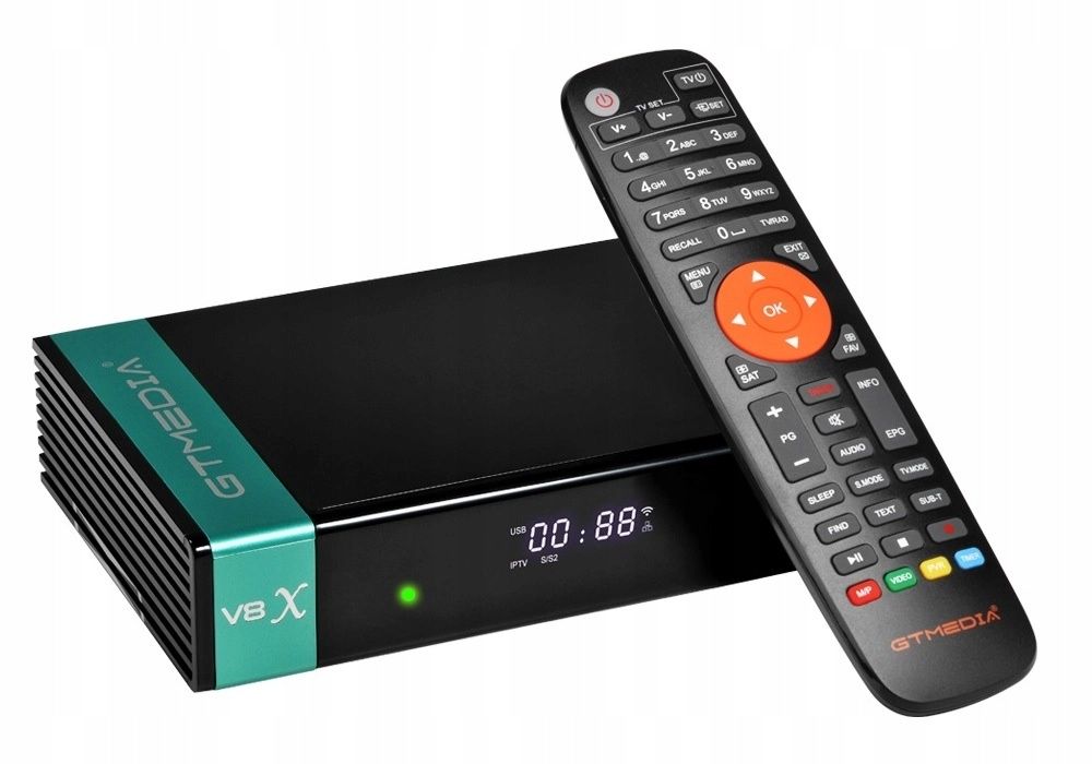 Dekoder Satelitarny GTMEDIA V8X – Full HD | H.265 HEVC | WiFi