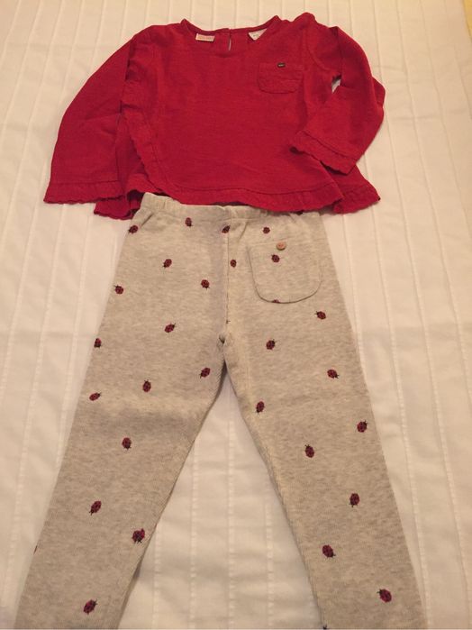 Conjunto camisola e legging 18/24m