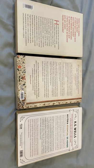 Lote 3 Livros: O Livro da Consciência + A Origem da Ciência + História Essencial do Mundo