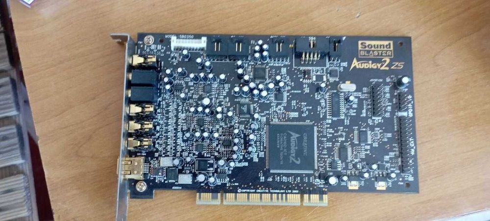 Audigy 2 zs sb0350 звуковая карта pci