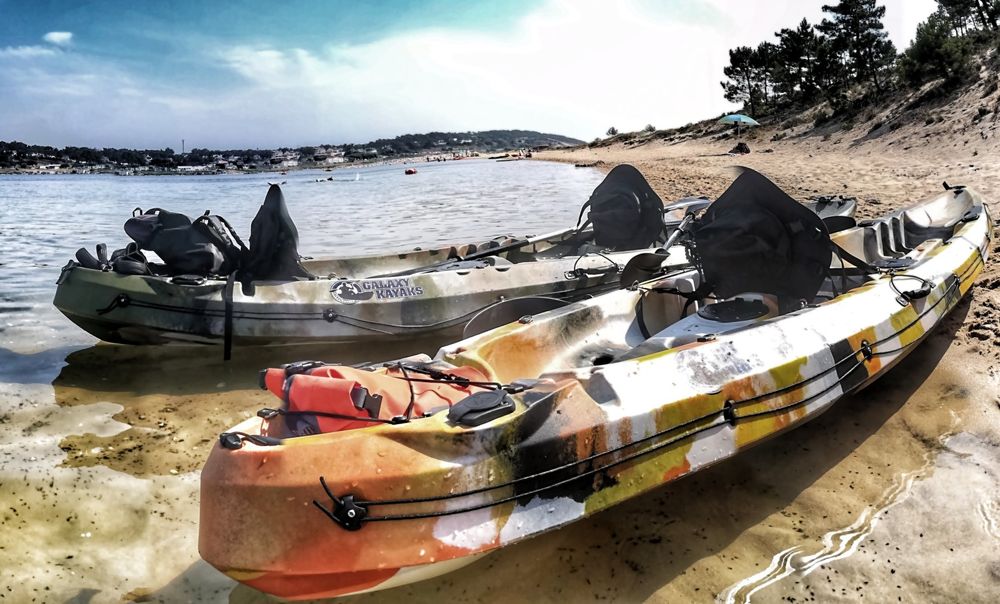 Kayaks Tandem Galaxy Kayaks como novos