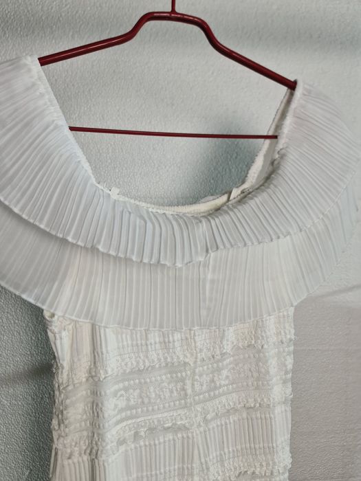 Vestido senhora branco de cerimónia - novo