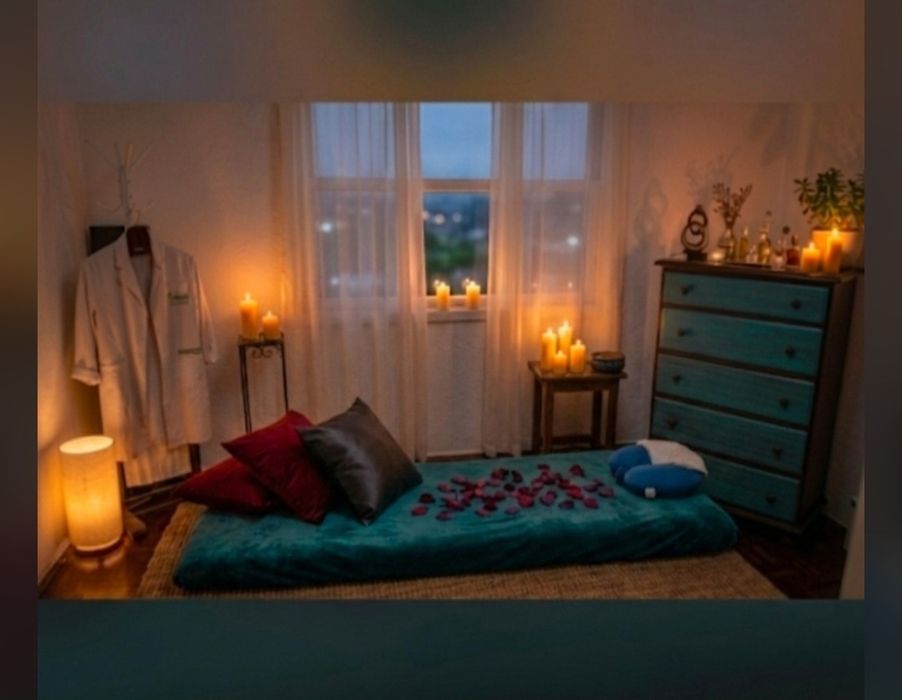 Descarregue o stress com massagem profissioinal e de relaxamento