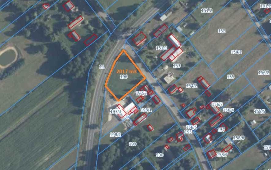 Utwardzona działka usługowo-przemysłowa przy DK50